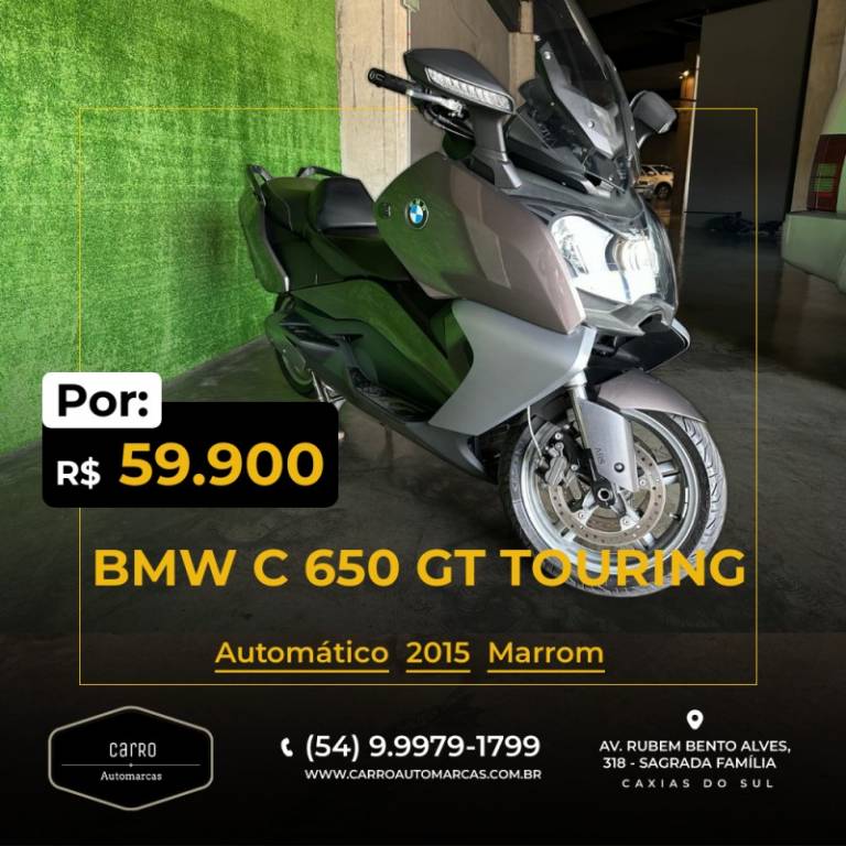 BMW - C 650 - 2015/2015 - Marrom - R$ 59.900,00