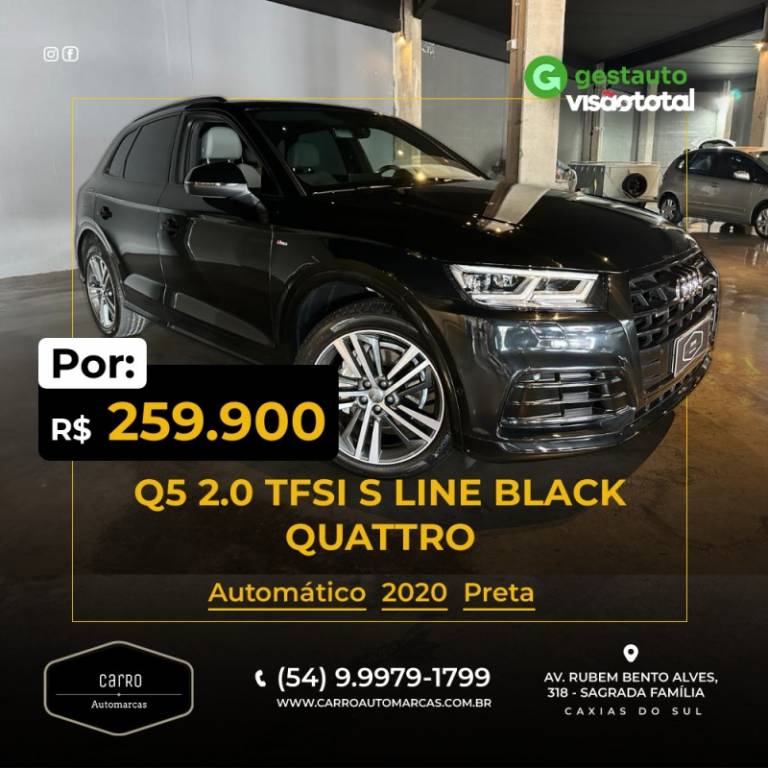 AUDI - Q5 - 2019/2020 - Preta - R$ 259.900,00