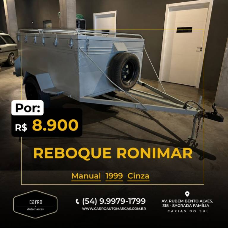 RONIMAR - CTR1 - 1999/1999 - Cinza - R$ 8.900,00